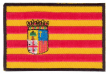 Parche bordado bandera de Aragón - Pack de 3 uds
