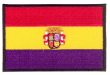 Parche bordado bandera de España Republicana con escudo - Pack de 3 uds