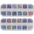 Octagonal Crystal Rhinestones SS16 - Sample 24 Colours / 144 Stones