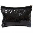 Reversible Sequin Toilet Bag Black/White