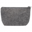 Sublimation Toiletry Bag - Dark Recycled Felt - 21x12cm