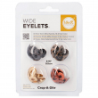 We R Memory Keepers Wide Eyelets - Pack of 40 Assorted Copper and Gold