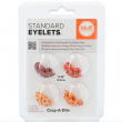 We R Memory Keepers Standard Eyelets - Pack of 60 Assorted Orange