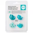 Œillets larges We R Memory Keepers - Pack de 40 pcs Vert d'eau assortis