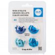 Ojales anchos We R Memory Keepers - Pack de 40 uds Azules surtidos
