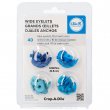 Ojales anchos We R Memory Keepers - Pack de 40 uds Azules surtidos