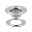 Nickel-Plated Steel Eyelet with Washer 9.5mm - Bag of 500 units