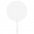 Sublimable Plastic Fan - Round