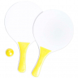 Yellow Handle & Ball Beach Paddle Set