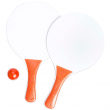 Orange Handle & Ball Beach Paddle Set