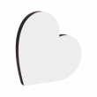 Fotopanel corazón derecha de 15x15cm para sublimación