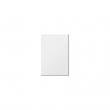 Double-sided white laminated MDF wood panel 20x30cm