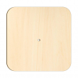 Panneau pour horloge en bois naturel 5mm sublimable - Carré 23x23cm