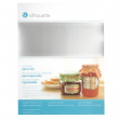 Silhouette Printable Adhesive Paper Metallic Silver - Pack of 8 Sheets 216x279mm