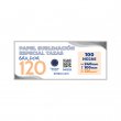 Papel sublimación especial tazas Brildor 120 - Pack 100 hojas de 24x10cm