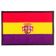 Parche bordado bandera de España Republicana con escudo
