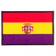 Écusson brodé drapeau de l'Espagne Républicaine avec écusson
