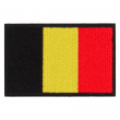 Parche bordado bandera de Bélgica