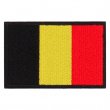 Écusson brodé drapeau de la Belgique