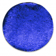 Parche de lentejuela reversible redonda sublimable - Azul/Blanco
