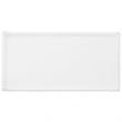 Patch en tissu sublimable - Rectangulaire Blanc/Blanc - 10x5 - Lot 5 unités