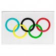 Parche bordado bandera Olímpica