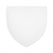 Patch en tissu sublimable - Blason 8x8cm Blanc/Blanc