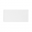 Sublimation Fabric Patch - Rectangular 10x5cm White/White