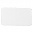 Patch en tissu sublimable - Rectangulaire 11,5x6,5cm Blanc/Noir