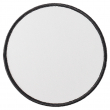 Patch en tissu sublimable - Rond Ø10cm Blanc/Noir