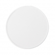 Patch en tissu sublimable - Rond Ø8cm Blanc/Blanc