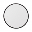 Patch en tissu sublimable - Rond Ø8cm Blanc/Noir