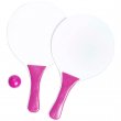 Fuchsia Handle & Ball Beach Paddle Set