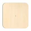 Sublimable Natural Wood Clock Panel 5mm - Square 23x23cm