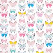 Scrapbook Paper Butterfly Pattern 118g - Pack of 25 units