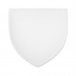 Sublimation Fabric Patch - Shield 8x8 White/White - Pack 5 units
