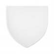 Parche sublimable Escudo 8x8 Blanco/Blanco - Pack de 5 uds