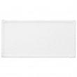 Parche Rectangular Termoadhesivo 100x50mm Blanco - Pack de 25 uds