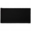 Parche Rectangular Termoadhesivo 100x50mm Negro - Pack de 25 uds