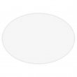 Sublimation Fabric Patch - Oval White/White - 12x9 - Pack 5 units