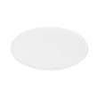 Parche de tela sublimable - Ovalado 11,5x6,5cm Blanco/Blanco
