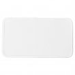 Parche de tela sublimable - Rectangular 11,5x6,5cm Blanco/Negro