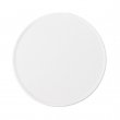 Parche de tela sublimable - Redondo Ø8cm Blanco/Blanco
