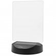 Lámpara solar LED exterior para grabado - Negra