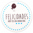 Pegatina Gran Día - Rollo de 250 uds