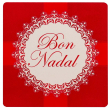 Autocollant Bon Nadal - Rouleau de 250 pcs