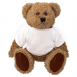 Ours en peluche 22cm avec t-shirt sublimable