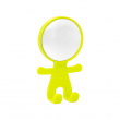 Self Adhesive Green Cartoon Shape Wall Hook with Printable Insert 44mm