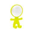 Self Adhesive Green Cartoon Shape Wall Hook with Printable Insert 44mm