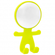 Self Adhesive Green Cartoon Shape Wall Hook with Printable Insert 58mm